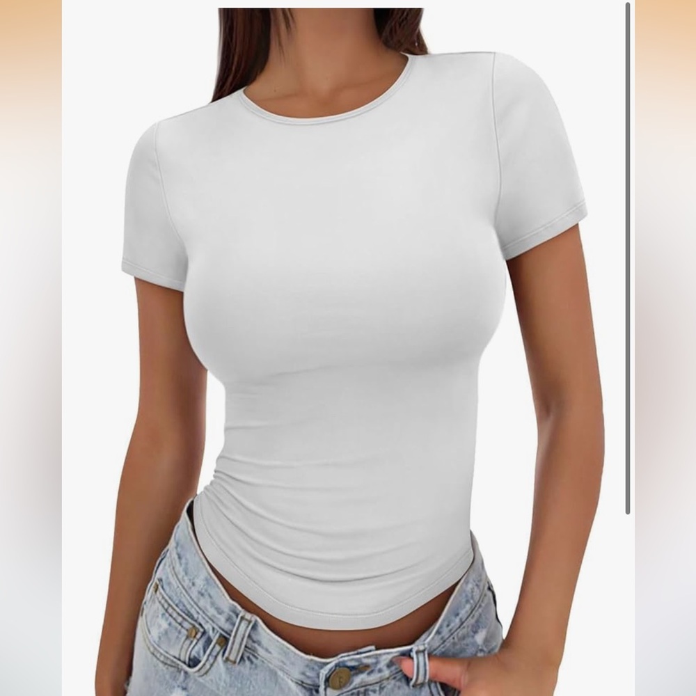 Solid White T-shirt